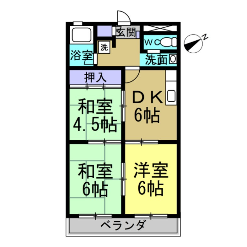 杉江ビルの間取り