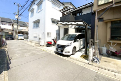 【前面道路含む現地写真】 | 伏見区向島庚申町　中古戸建