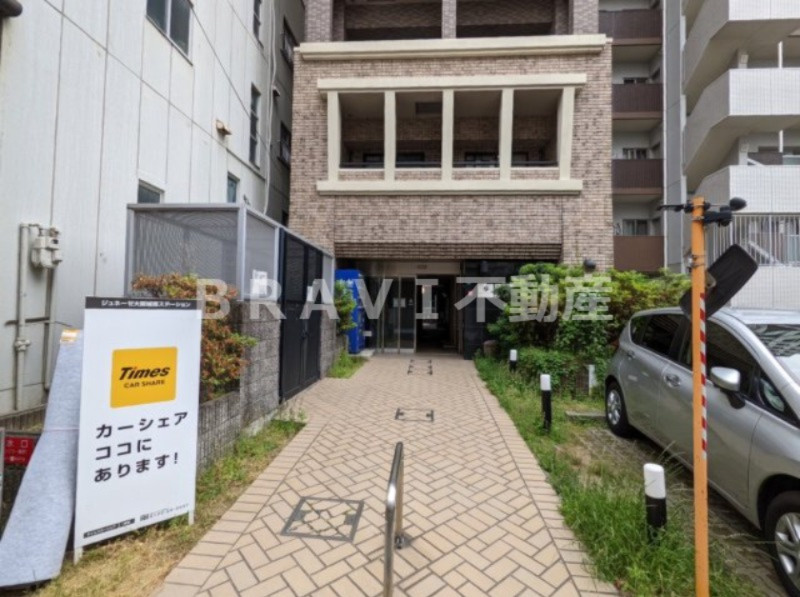 ジュネーゼ大阪城南　BRAVI不動産の外観パース|【ジュネーゼ大阪城南】落ち着いた外観