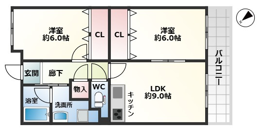 【間取り】 | NLC豊中グリーンプレイスⅢ