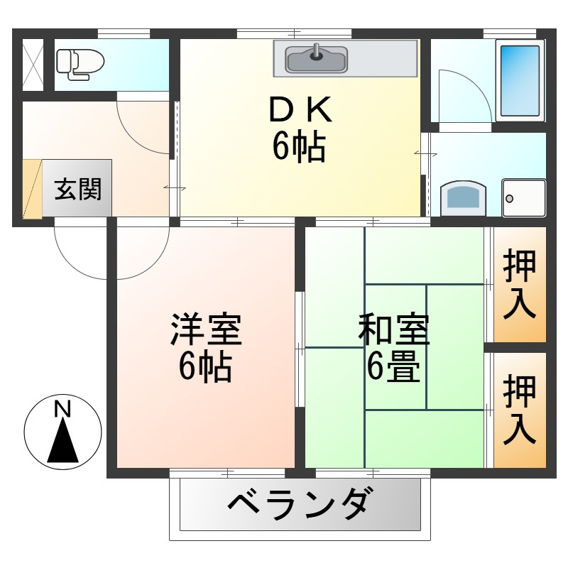 サンキャロルの間取り