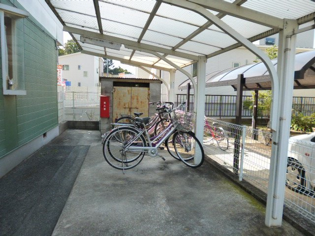 倉敷市東町のアパートのその他共用部分|自転車置き場
