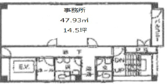 【間取り】 | 天満松茂ビル