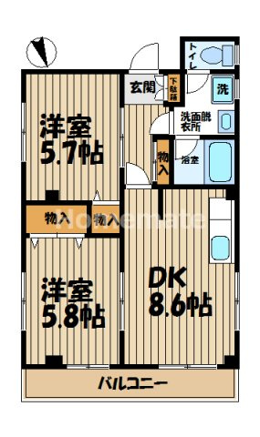 【間取り】 | パープルタウン