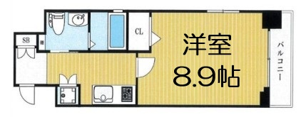 【間取り】 | ディナスティ松屋町Ⅱ