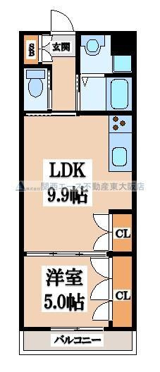 【間取り】 | セーズコート高井田