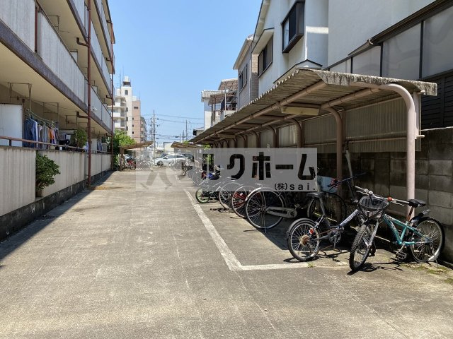 サンハイムマスヤマのその他共用部分|サンハイムマスヤマ　共用部分　駐輪場