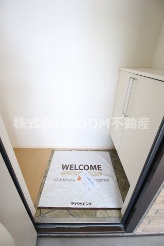 セジュール楽楽　C棟の玄関|落ち着いた玄関です