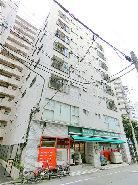 ルナハイツ蒲田の外観|外観　1階はまいばすけっと