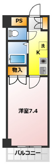 【間取り】 | ヴィラオオクボ