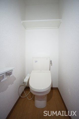 熊本市中央区小沢町の賃貸マンションのトイレ