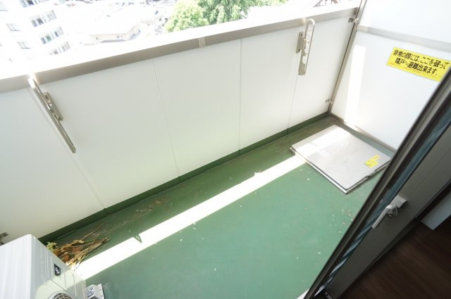熊本市中央区小沢町の賃貸マンションのバルコニー