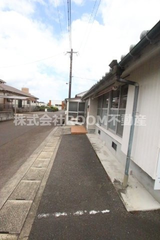 一万城永山貸家の庭|簡単な家庭菜園も楽しめるお庭です
