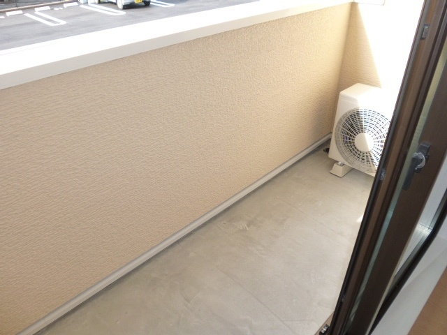 アルモニー倉敷Ⅱのバルコニー