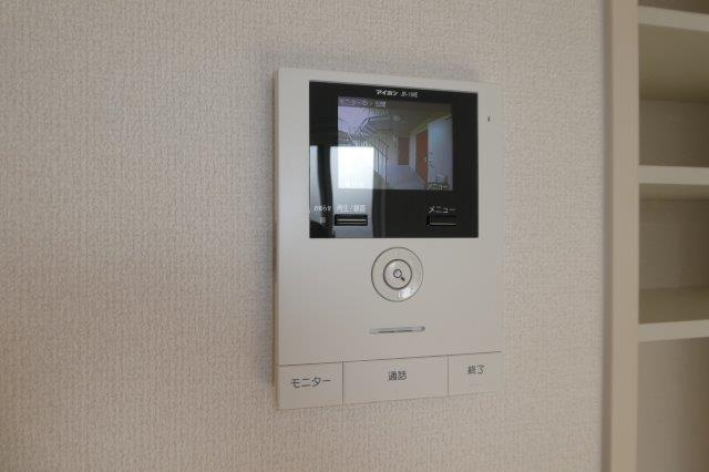 倉敷市真備町箭田のアパートのセキュリティ|ＴＶインターホン