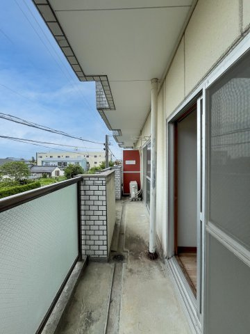 富谷マンションのバルコニー