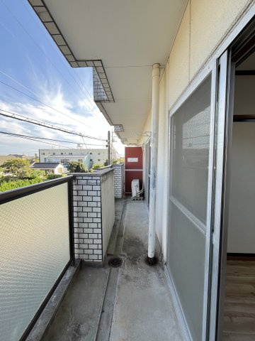 富谷マンションのバルコニー