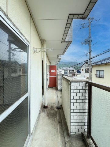 富谷マンションのバルコニー