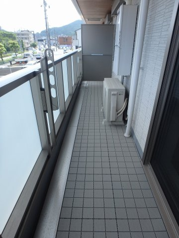 オカバ姫路青山シャーメゾンのバルコニー