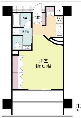 【間取り】 | プライムアーバン堺筋本町