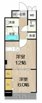 【間取り】 | ジューム南船場
