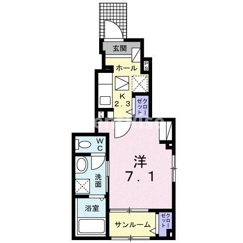 ポポの間取り|間取図