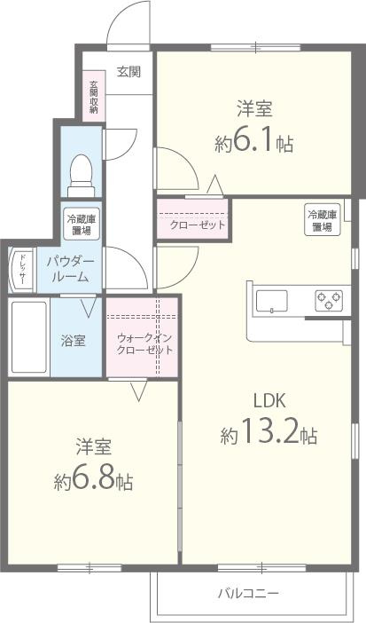 アルミック山荘の間取り