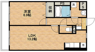 【間取り】 | リバーサイド天神