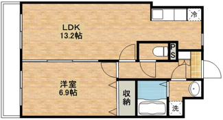 【間取り】 | リバーサイド天神