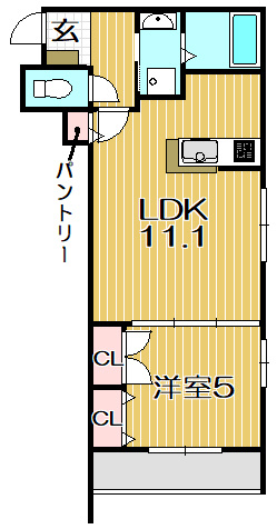 【間取り】 | MAGNOLIA　MEGURO