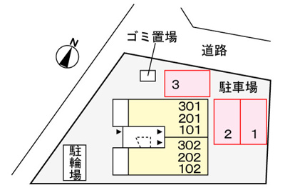【区画図】 | ディアコート栗栖野