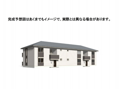 【外観パース】 | グランクレージュ有田川　A棟