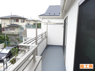【外観：施工例】 | 同施工会社施工例（バルコニー）