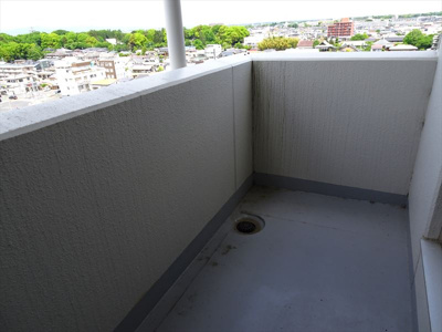 【バルコニー】 | グランドハイツ城山 | 西側バルコニー