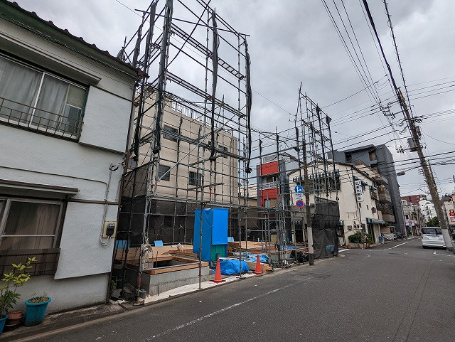 ６×６ｍ角地・東駒形２丁目新築戸建の外観