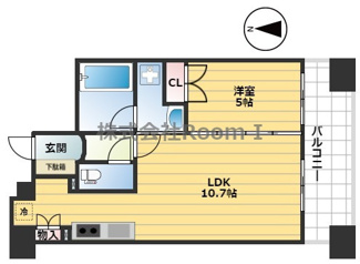 【間取り】 | プライムアーバン堺筋本町