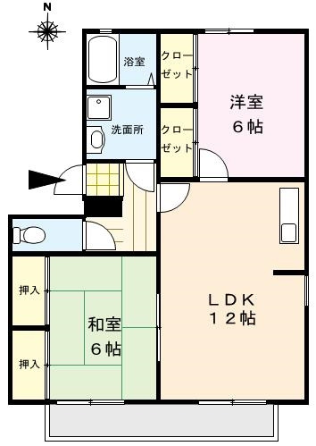 エクセル東櫛原の間取り