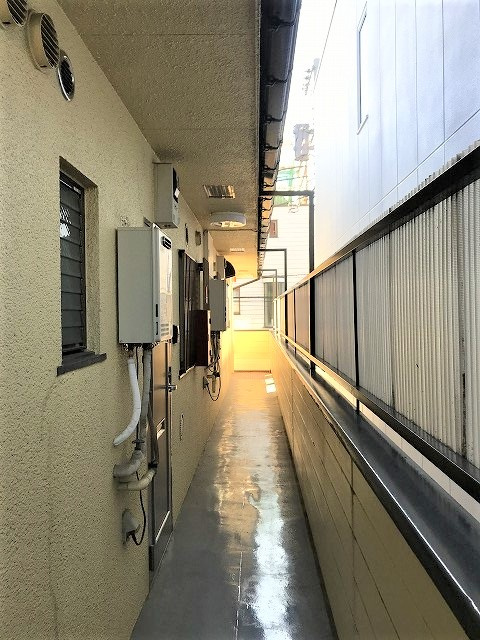 ハイツタナカのエントランス