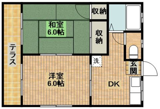 【間取り】 | 根岸スカイハイツ