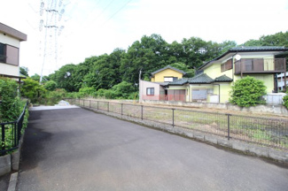 【外観】 | 狭山市入間川　建築条件なし売地　「狭山市駅」バス10分　敷地182坪　【富士見小学区】