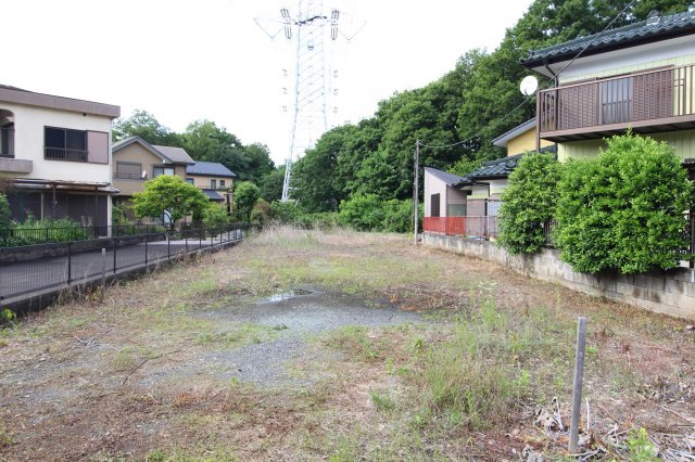 狭山市入間川　建築条件なし売地　「狭山市駅」バス10分　敷地182坪　【富士見小学区】の外観