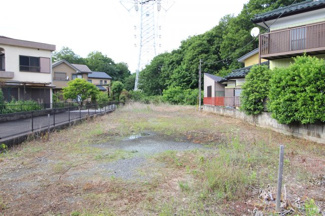 【外観】 | 狭山市入間川　建築条件なし売地　「狭山市駅」バス10分　敷地182坪　【富士見小学区】
