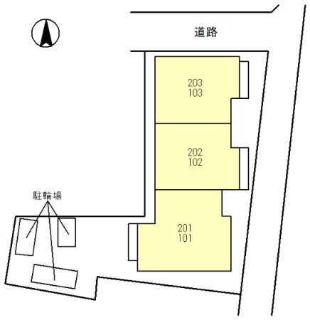 D-room悠久の駐車場