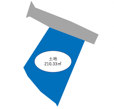 【区画図】 | 渋川市中郷　中古戸建 | 土地は広々210坪♪