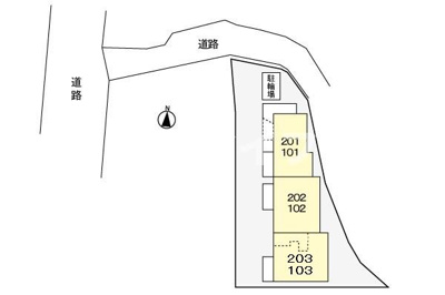 【駐車場】 | メゾンジェルメ | 駐車場