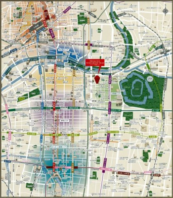 【地図】 | プレサンス天満橋トラッド