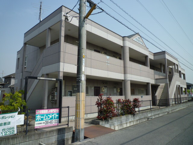 倉敷市川入のアパートの外観