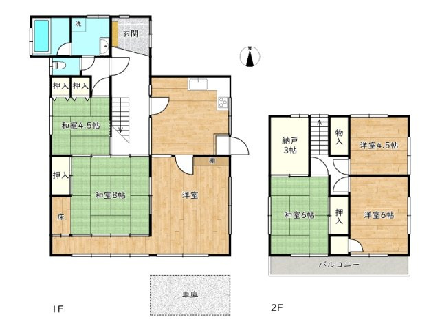 【間取り】 | 姫路市御立東2丁目／中古戸建