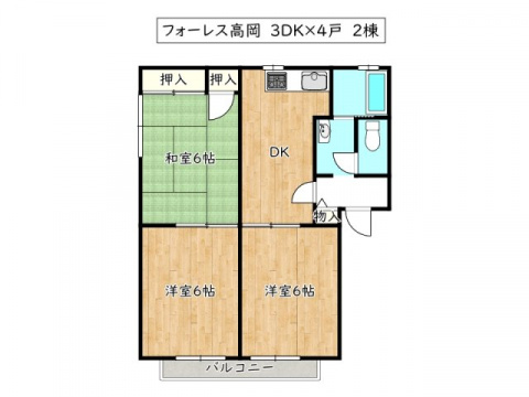 【間取り】 | 姫路市西今宿1丁目／収益アパート2棟