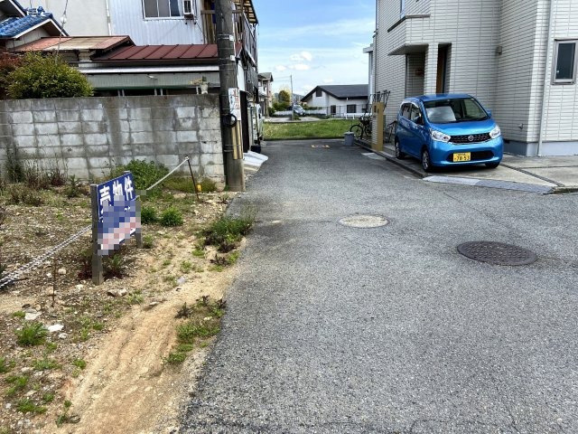 【前面道路含む現地写真】 | 姫路市北平野1丁目／売土地